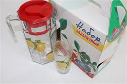 Набор кувшин + 2 стак. простые дек. 20054338