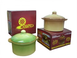 Кастрюля керамическая №3 (0,5л, h11см, d11см) 20076628