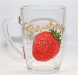 Кружка Капучино Полезная клубника 20092334