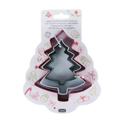 Набор форм д/печенья 3шт Елка и пряник 20101068