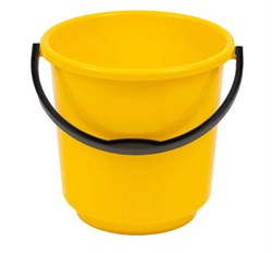Ведро 10л для пищевых продуктов мягкое желтое 20104597