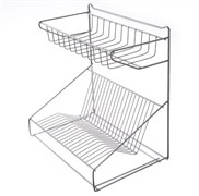 Сушилка д/посуды универс с под хром 38,5*38,5*24см 20067710