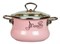 Кастрюля 2л тор Д16см Maestro розовый 20070161