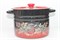 Кастрюля 8л цилиндр.красно-черн декор с пм/кн(Н/К) 20077291