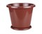 Горшок д/цветов 10л Эконом коричн. 20085637