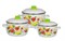 Набор каст/сфер(2, 3, 4л)мет/об мет/кр Лимон 20087611