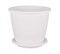 Горшок д/цветов 11л Афина белый 20094345