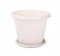 Горшок д/цветов 2л Эконом с подд. белый 20094705