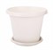 Горшок д/цветов 3л Эконом с подд. белый 20094867
