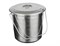 Ведро 5л с крышкой нерж. с меркой 20100086