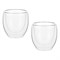 Набор стаканов с двойными стенками 2шт 100мл стекл 20101293