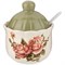 Сахарница 280мл Корейская роза с ложкой 10*10*12см 20102020