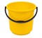 Ведро 10л для пищевых продуктов мягкое желтое 20104597