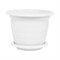 Горшок д/цветов 1,0л с подд. Виола белый 20058778