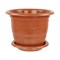 Горшок д/цветов 1,0л с подд. Виола коричневый 20058779