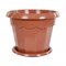 Горшок д/цветов 4,0л с подд. Гармония коричневый 20058682